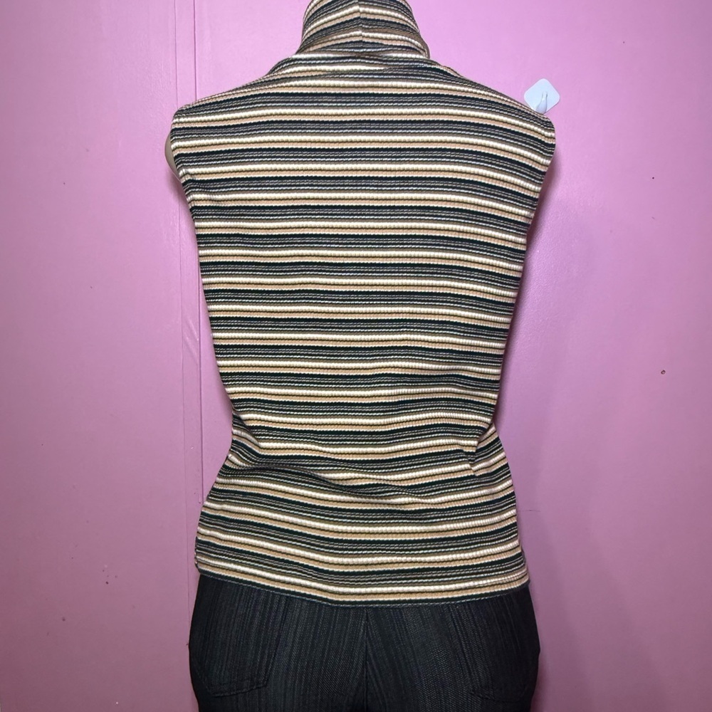 St. John's Bay Striped Sleeveless Top - Picture 3 of 4